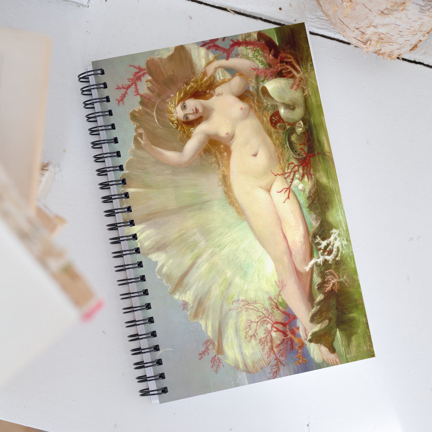 The Birth of Venus by Henry Courtney Selous [Spiral notebook]