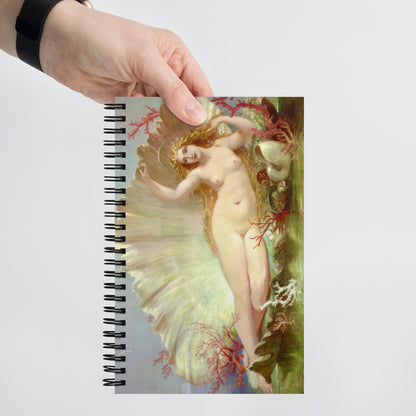 The Birth of Venus by Henry Courtney Selous [Spiral notebook]