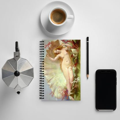 The Birth of Venus by Henry Courtney Selous [Spiral notebook]