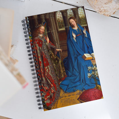 Annunciation by Jan van Eyck [Spiral notebook]