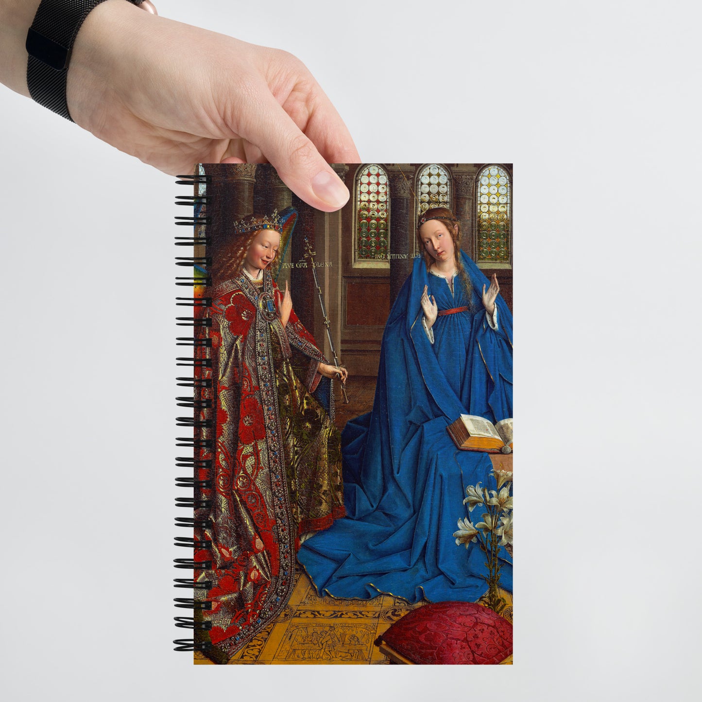 Annunciation by Jan van Eyck [Spiral notebook]