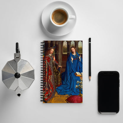 Annunciation by Jan van Eyck [Spiral notebook]