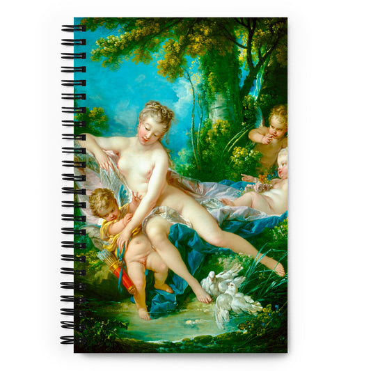 The Bath of Venus by François Boucher [Spiral notebook]