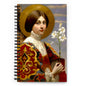 Angel Gabriel of Annunciation by Eleanor Fortescue-Brickdale [Spiral notebook]