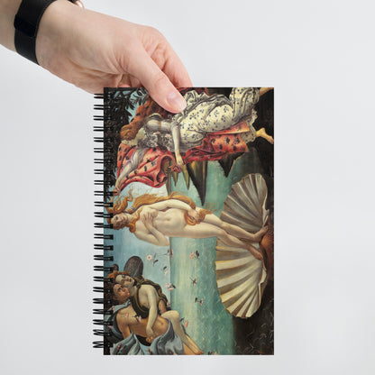 Birth of Venus by Sandro Botticelli [Spiral notebook]