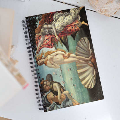 Birth of Venus by Sandro Botticelli [Spiral notebook]