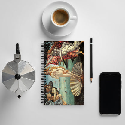 Birth of Venus by Sandro Botticelli [Spiral notebook]