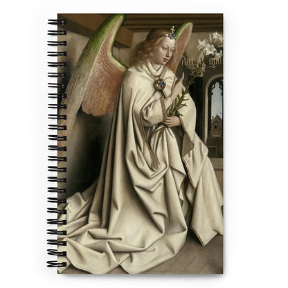 Archangel Gabriel passes the Message to Maria by Jan Van Eyck [Spiral notebook]