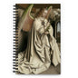 Archangel Gabriel passes the Message to Maria by Jan Van Eyck [Spiral notebook]