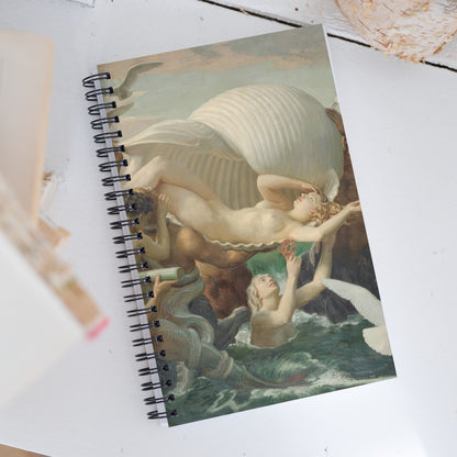 The Birth of Venus by John Bulloch Souter [Spiral notebook]