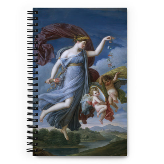 Alegoria del Veranon by Juan Antonio Ribera [Spiral notebook]