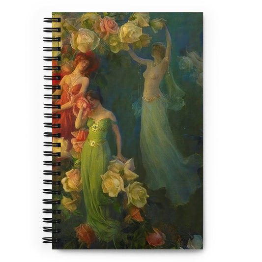 The Perfume Of Roses Charles Courtney Curran [Spiral notebook]