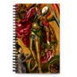 Saint Michael Triumphs over the Devil by Bartolome Bermejo [Spiral notebook]