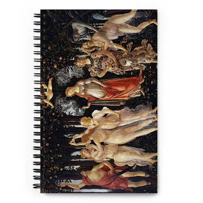 Primavera by Sandro Botticelli [Spiral notebook]