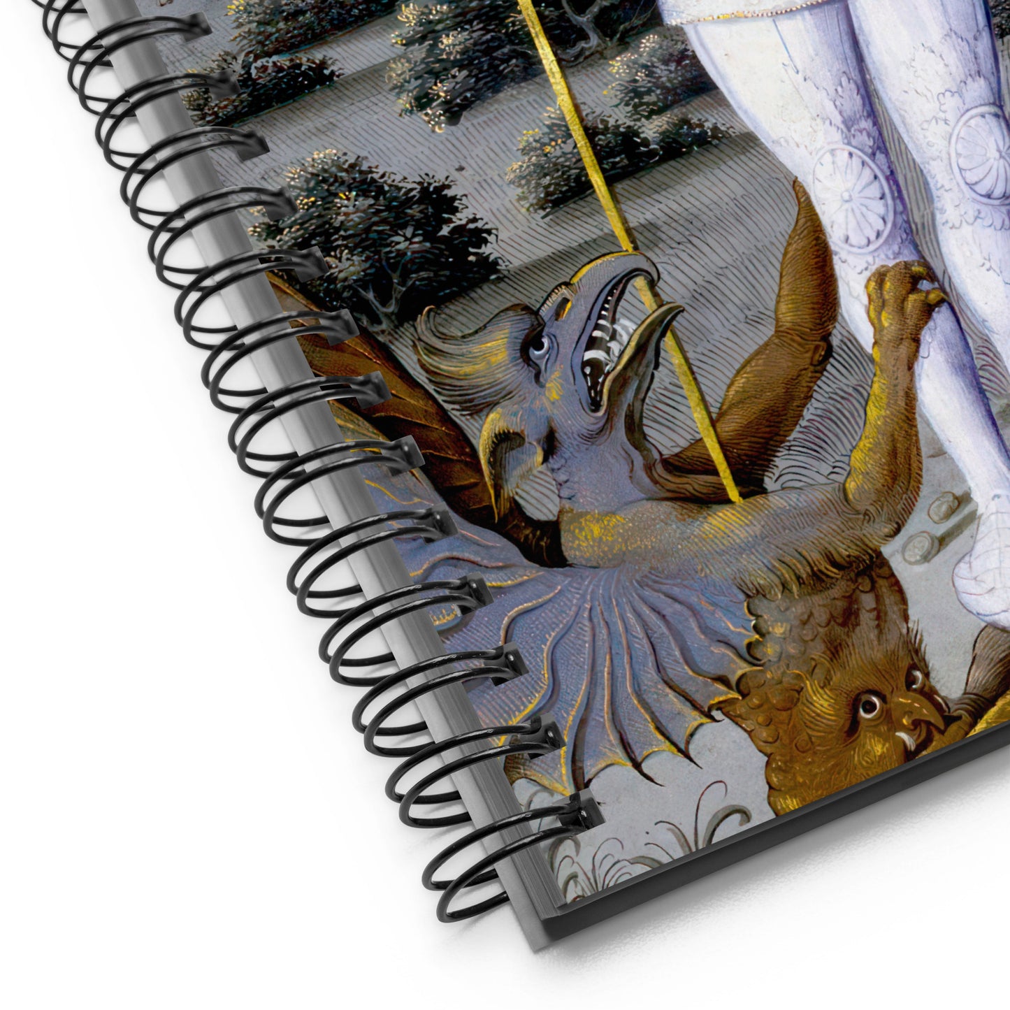 St. Michael the Archangel from The Hours of Henry IV of France [Spiral notebook]