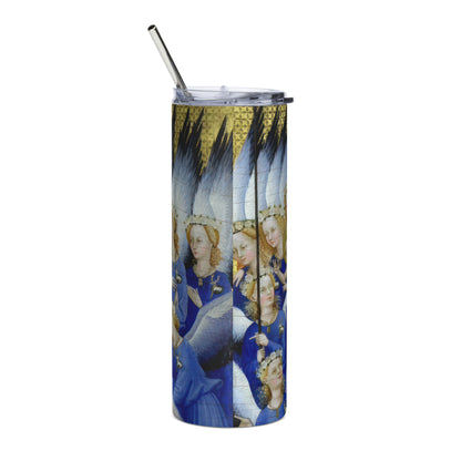 Virgin and Child with Angels by Wilton Diptych [Stainless steel tumbler]