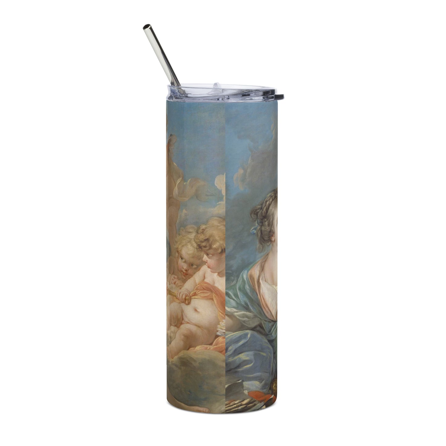 Allegory of Painting by Francois Boucher [Stainless steel tumbler]