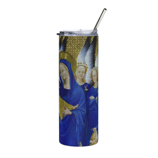 Virgin and Child with Angels by Wilton Diptych [Stainless steel tumbler]