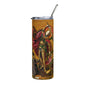 Saint Michael Triumphs over the Devil by Bartolome Bermejo [Stainless steel tumbler]