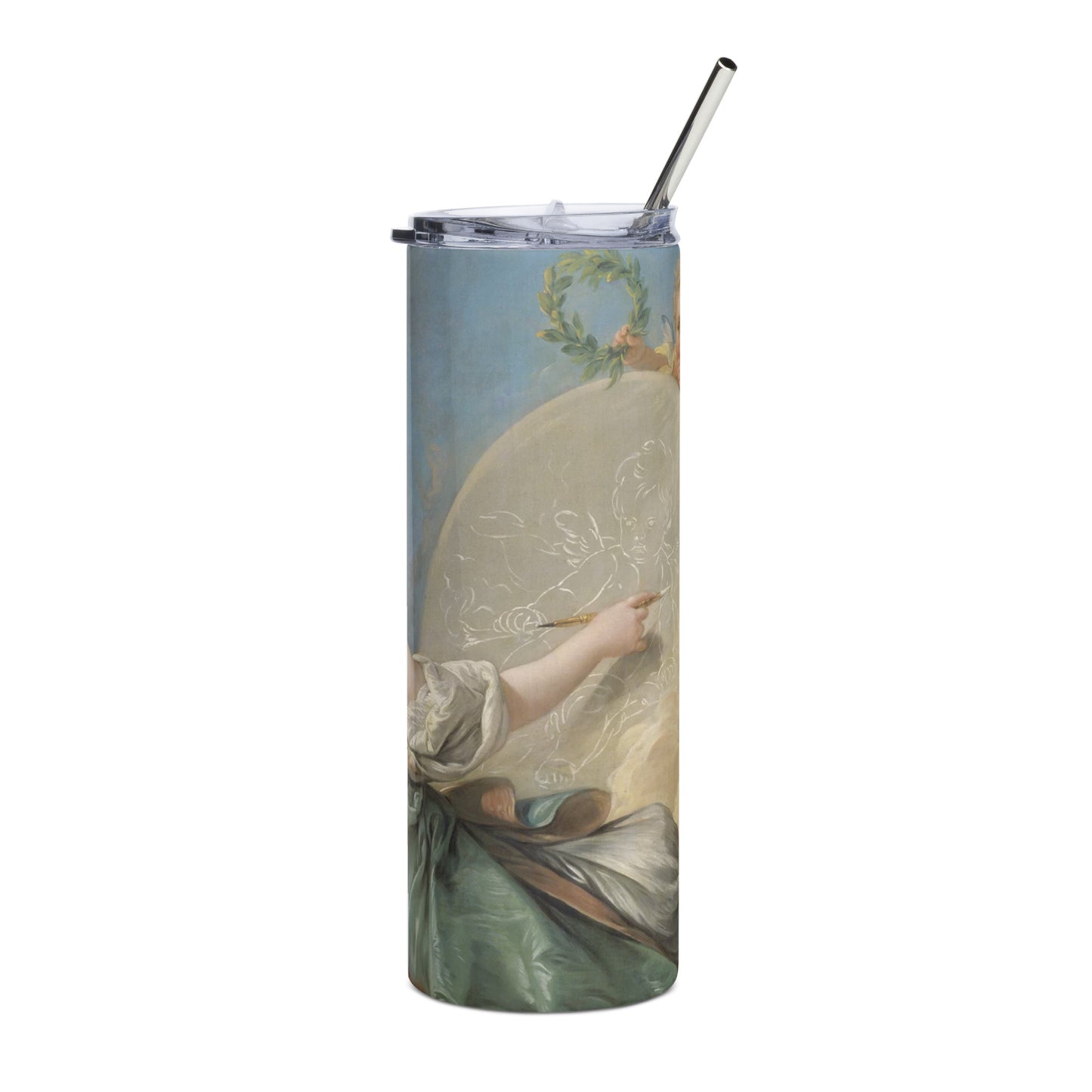 Allegory of Painting by Francois Boucher [Stainless steel tumbler]