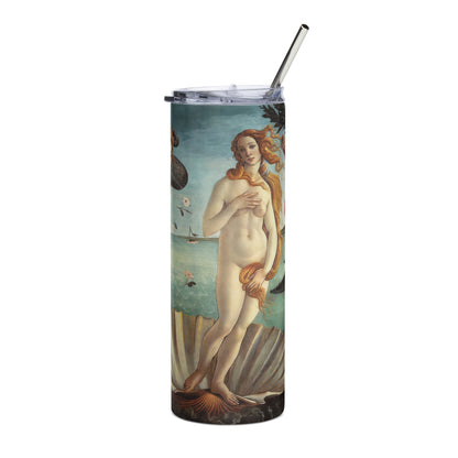 Birth of Venus by Sandro Botticelli [Stainless steel tumbler]