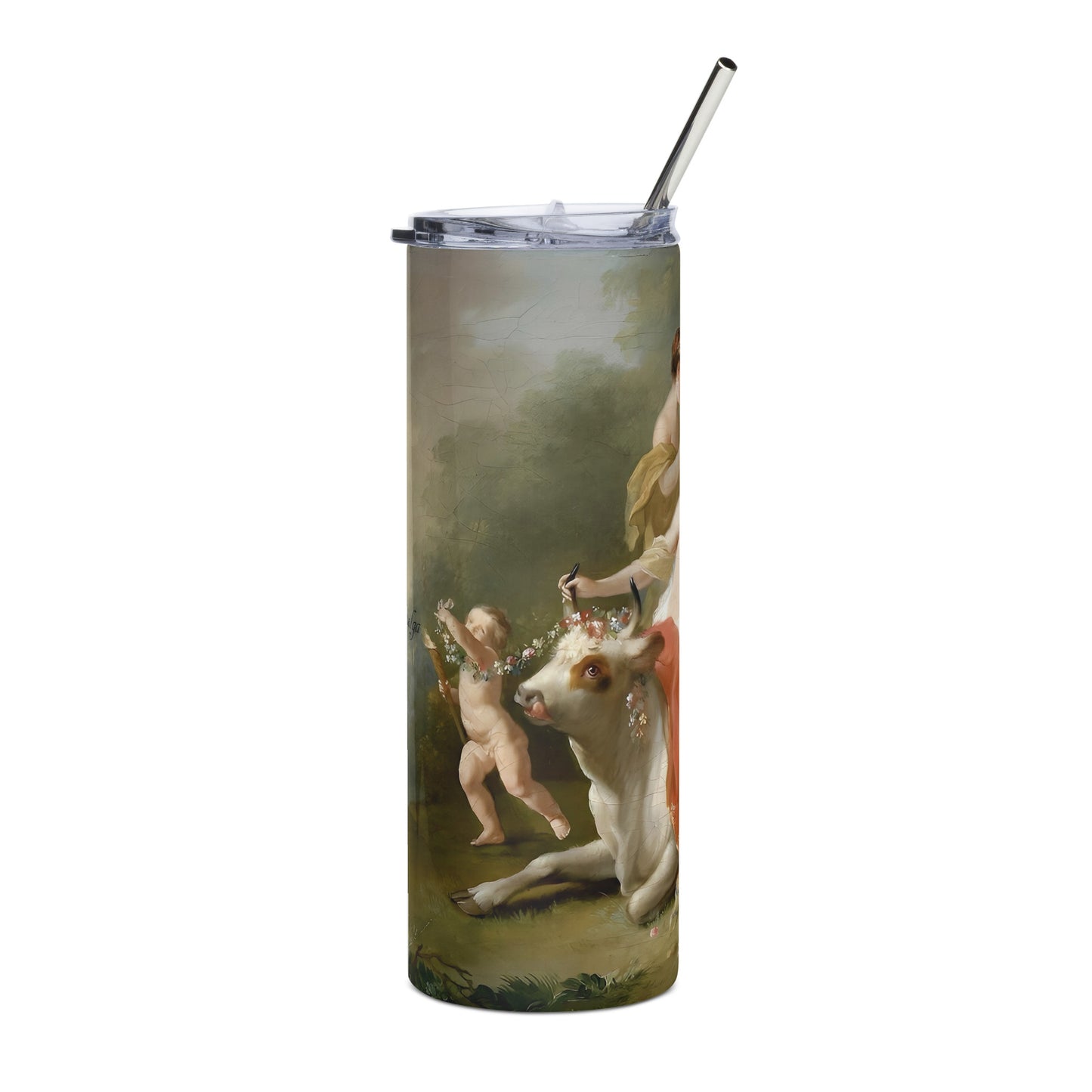 Der Raub der Europa by Johann Heinrich Tischbein the Elde [Stainless steel tumbler]