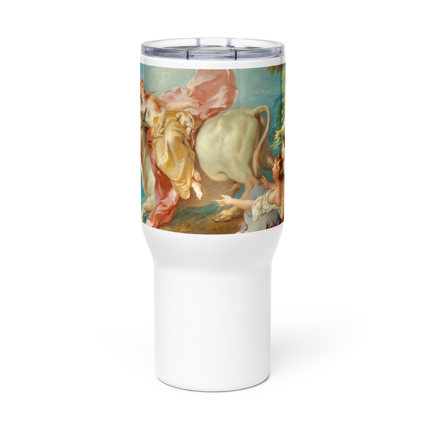 The Abduction of Europa by Jean Francois de Troy [Travel mug with a handle]