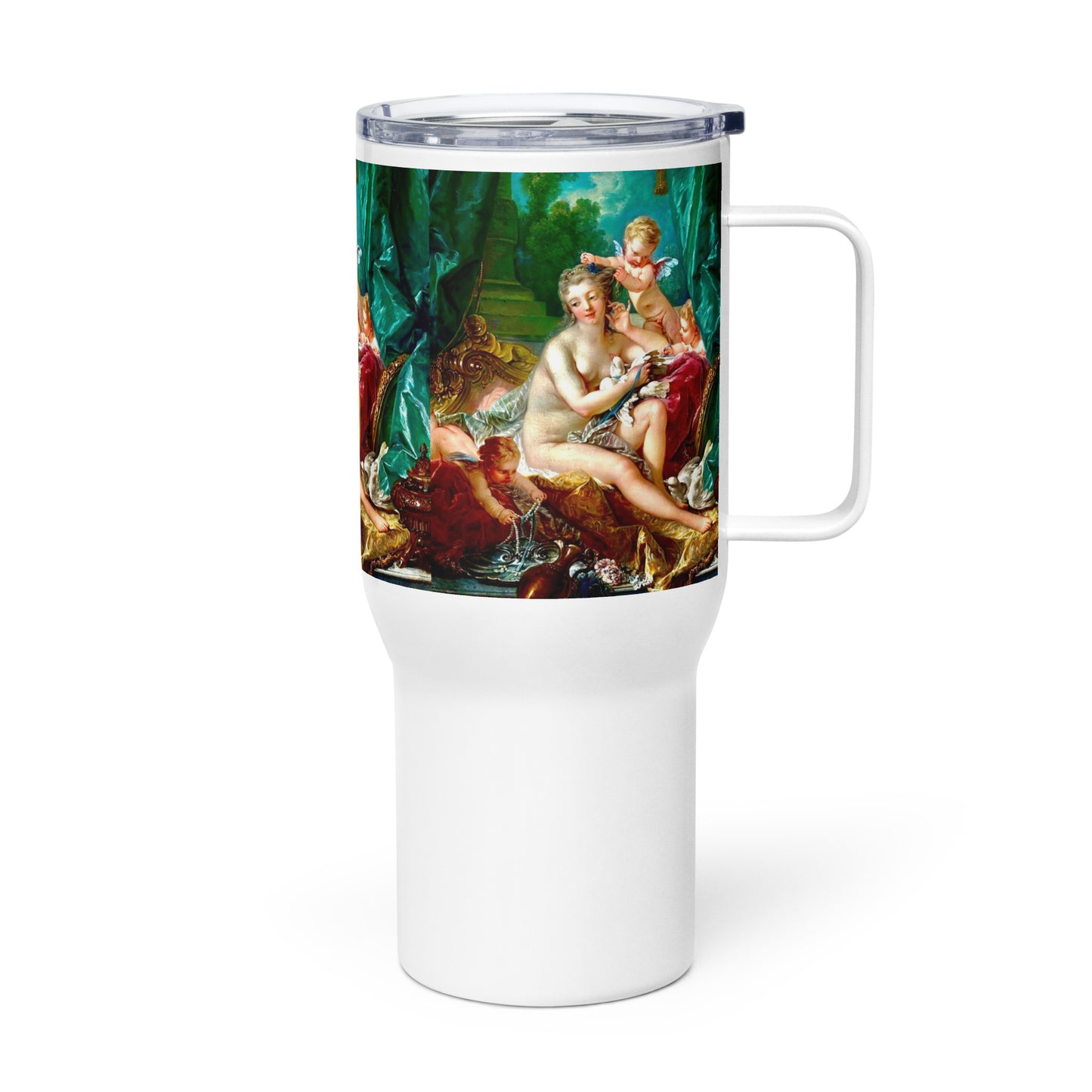 The Toilette of Venus by François Boucher [Travel mug with a handle]