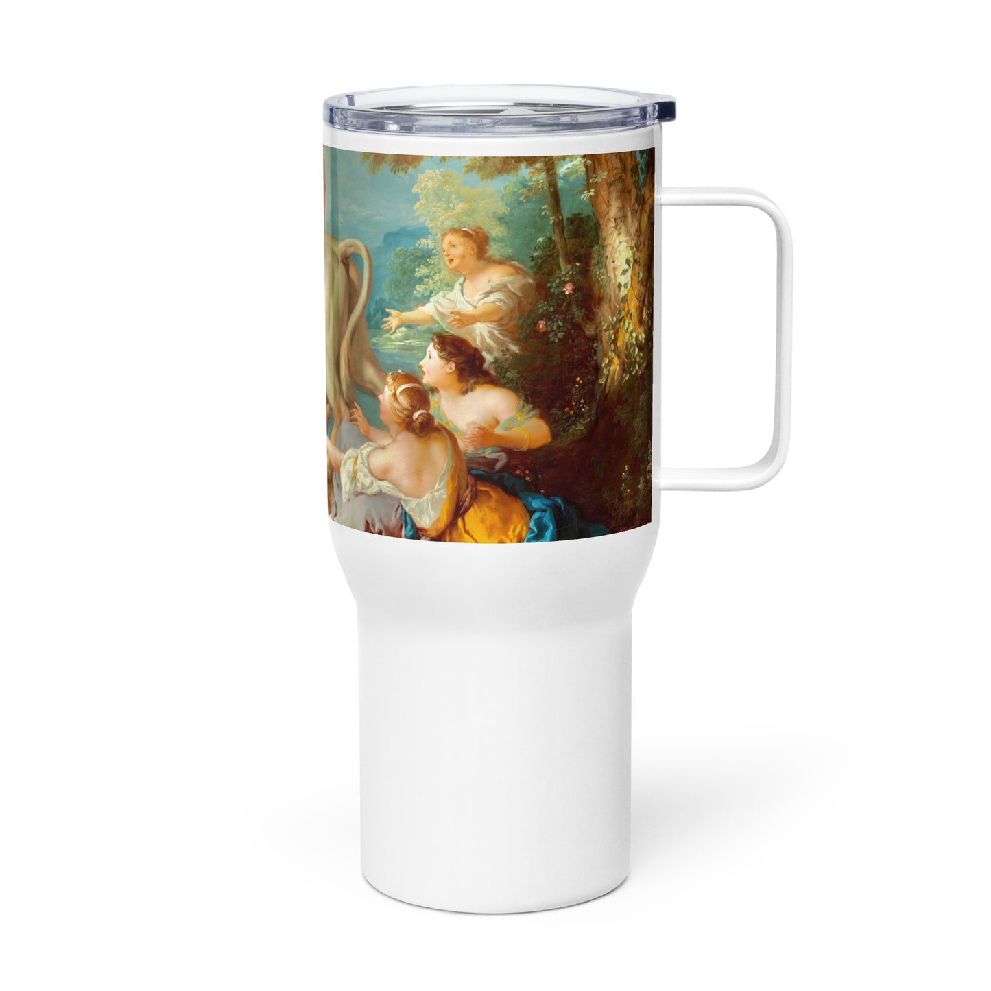 The Abduction of Europa by Jean Francois de Troy [Travel mug with a handle]