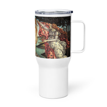 Birth of Venus by Sandro Botticelli [Travel mug with a handle]