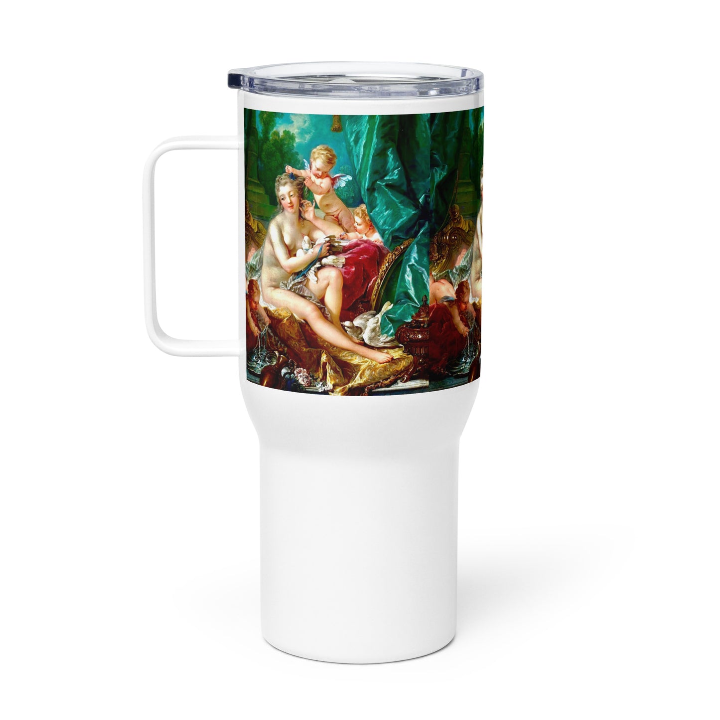 The Toilette of Venus by François Boucher [Travel mug with a handle]