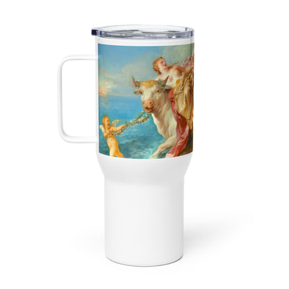 The Abduction of Europa by Jean Francois de Troy [Travel mug with a handle]