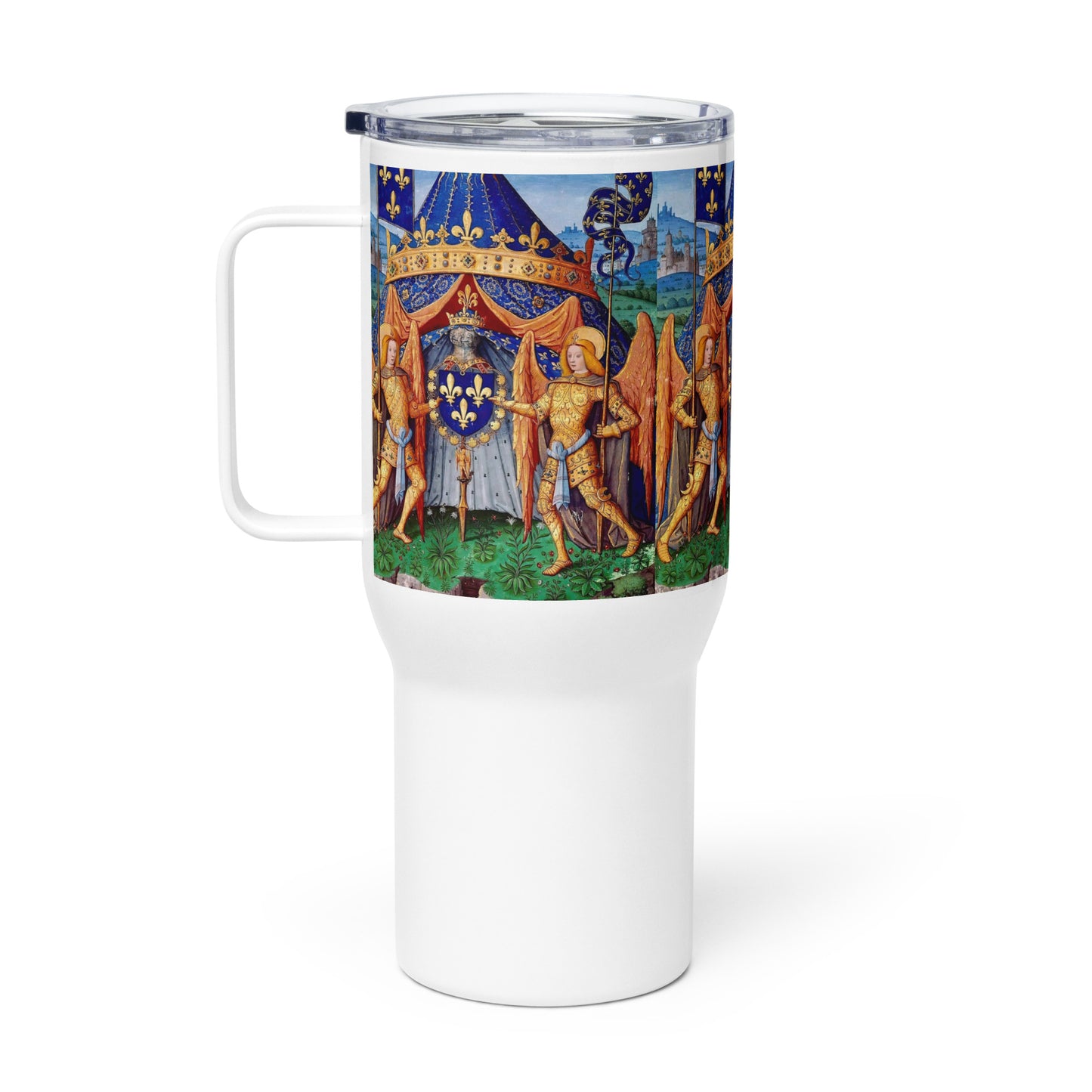 The Book In France in the 15th Century by Marie Helene Tesniere [Travel mug with a handle]