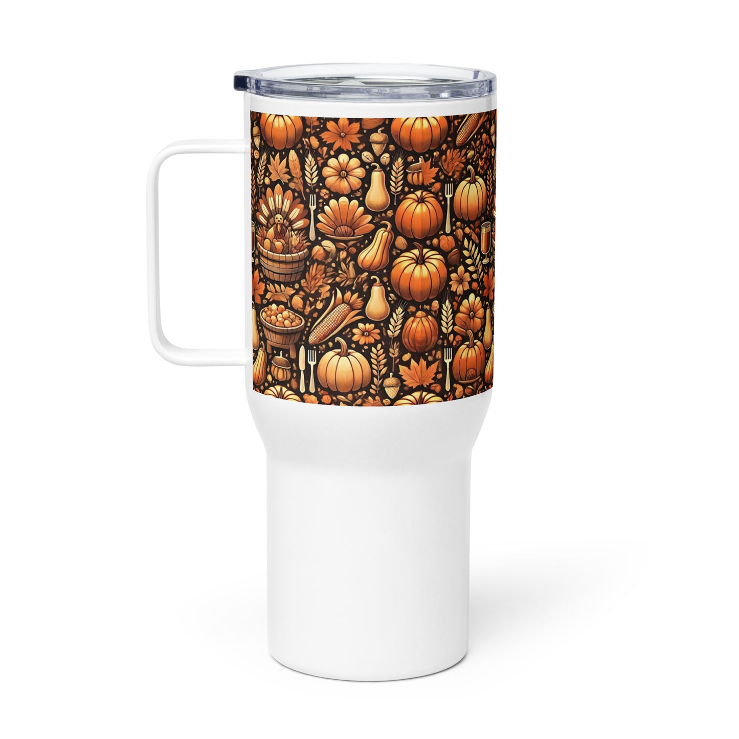 Turkey Time [Travel mug with a handle]