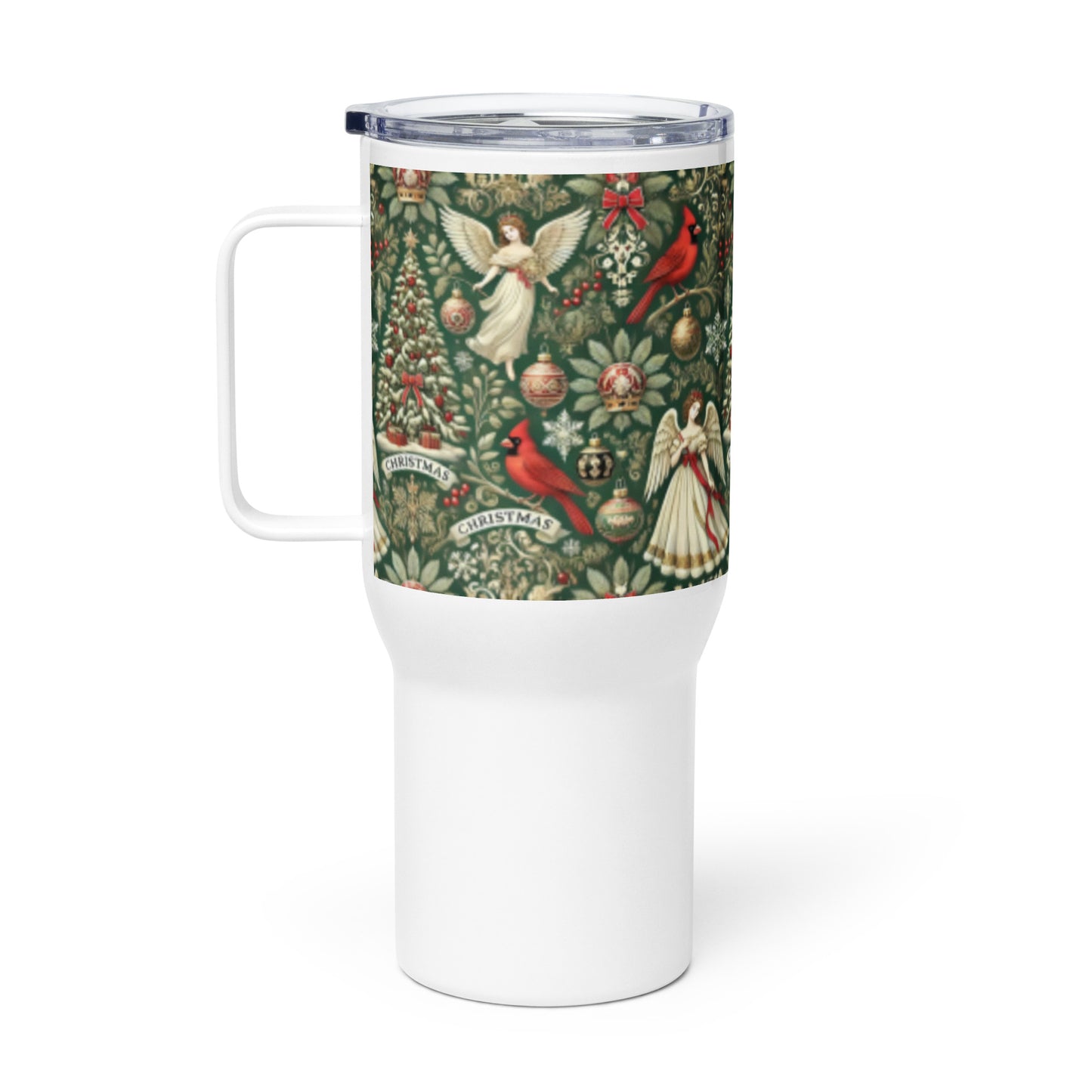 Holiday Cheers [Travel mug with a handle]