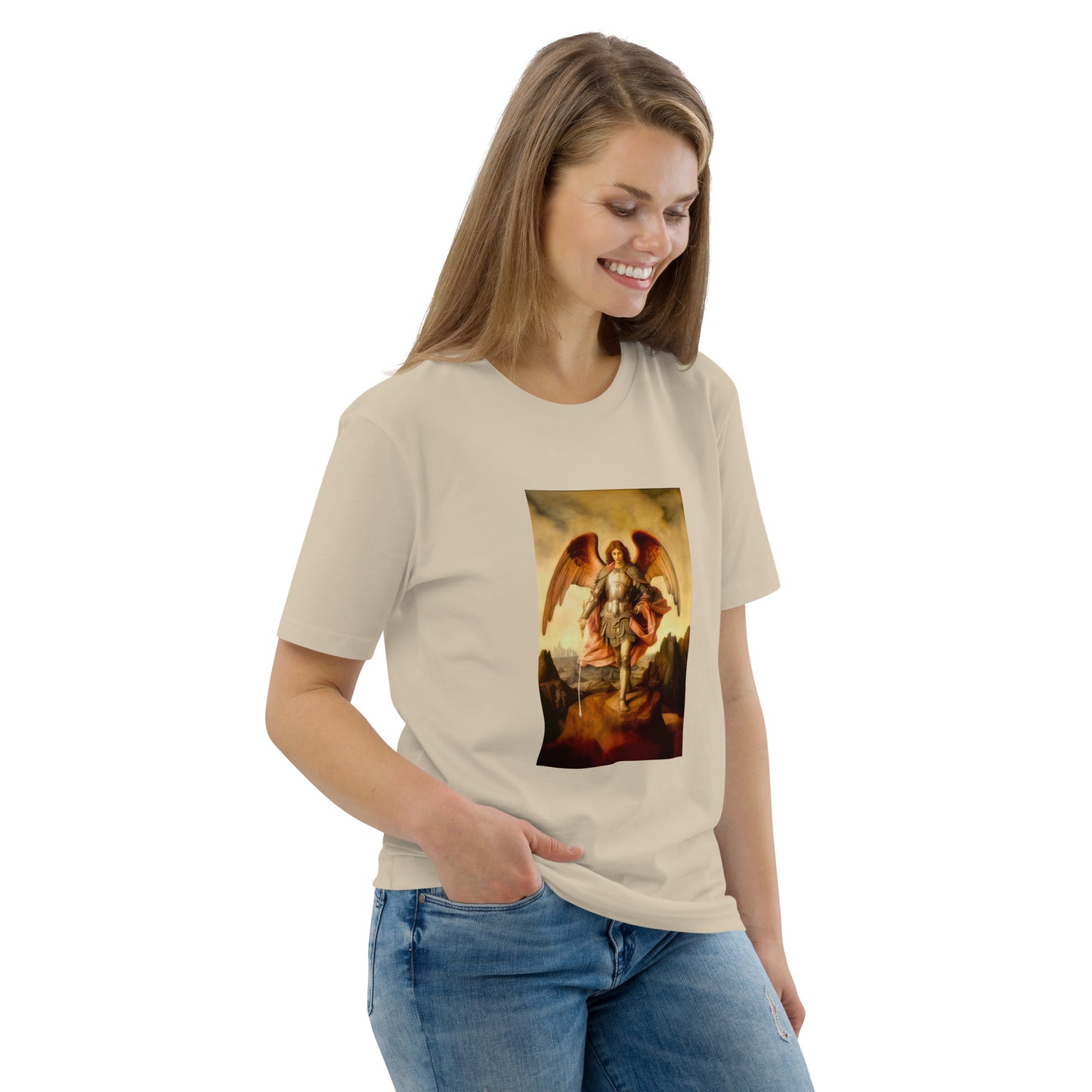 Archangel Michael by Unknown Artist [Unisex organic cotton t-shirt]