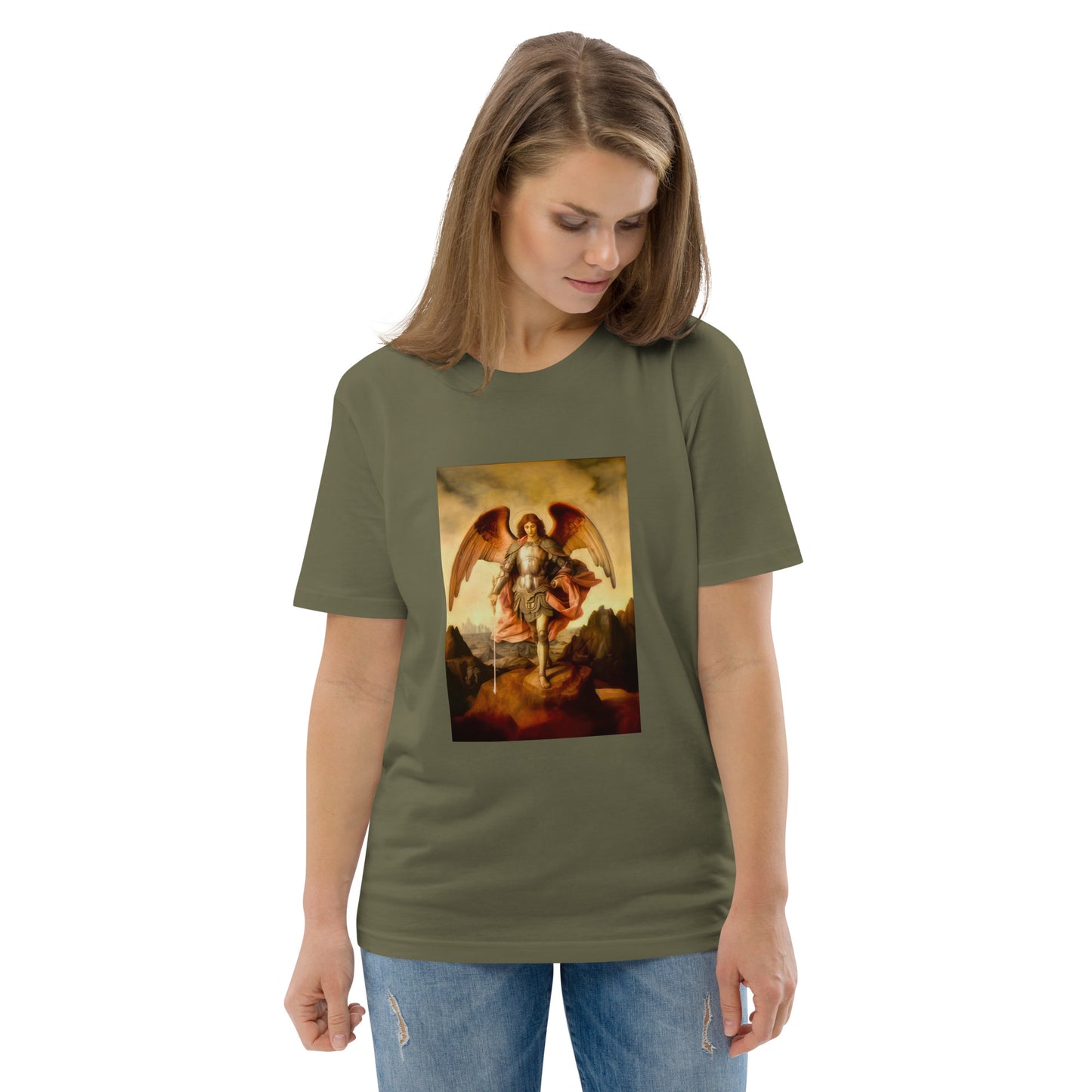 Archangel Michael by Unknown Artist [Unisex organic cotton t-shirt]