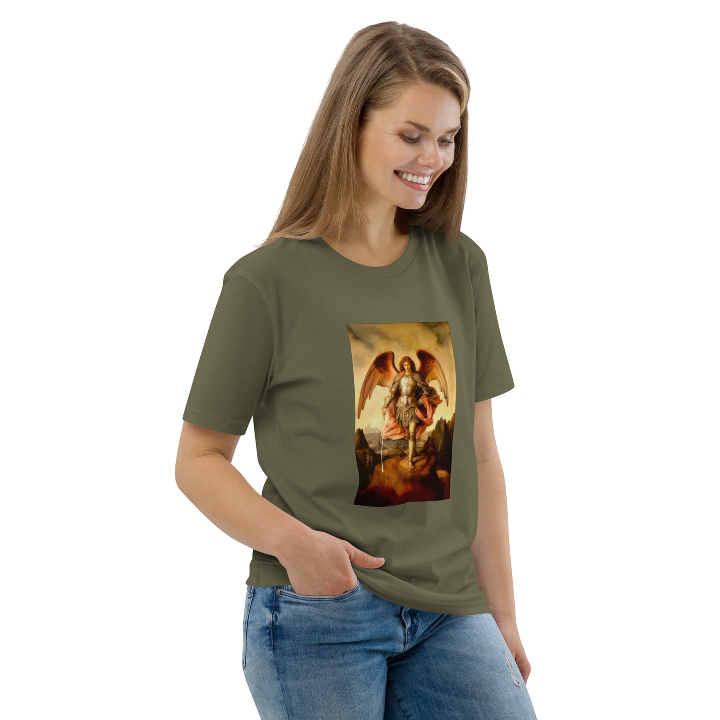 Archangel Michael by Unknown Artist [Unisex organic cotton t-shirt]