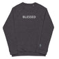 Blessed [Unisex organic raglan sweatshirt]