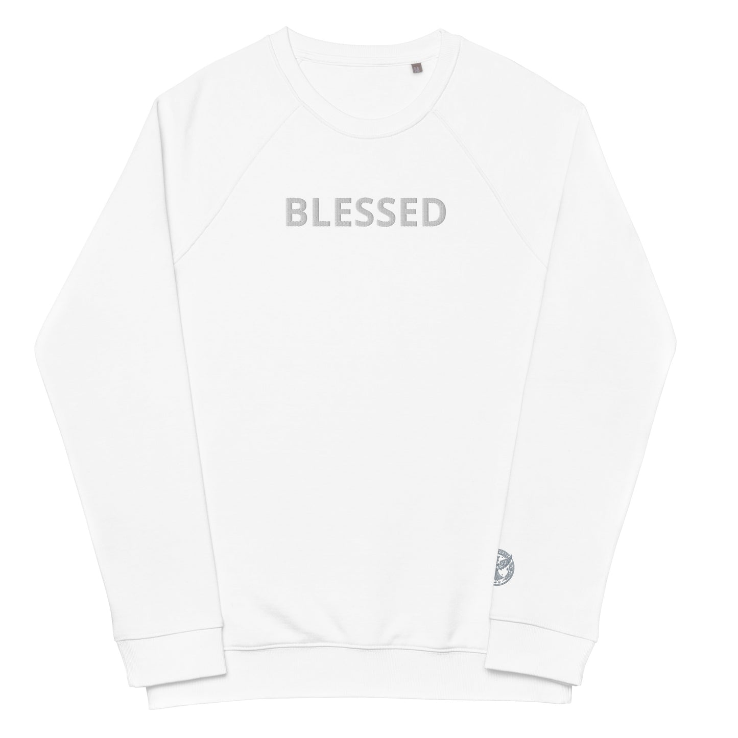 Blessed [Unisex organic raglan sweatshirt]