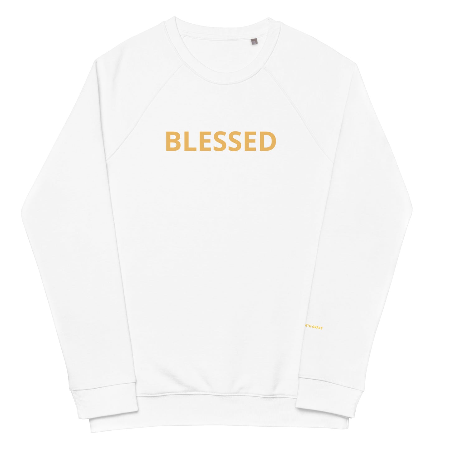 Blessed [Unisex organic raglan sweatshirt]