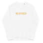 Blessed [Unisex organic raglan sweatshirt]