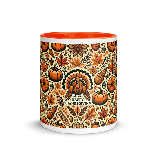 Thanksgiving Turkey [Mug with Color Inside]