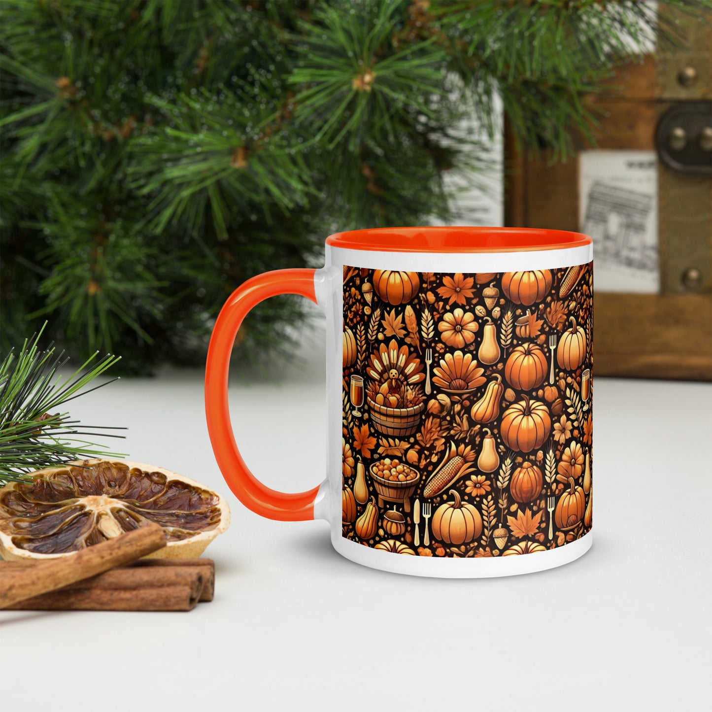 Turkey Time [Mug with Color Inside]