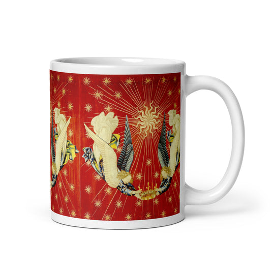 Dais de Charles VII by Jacob de Littemont [White glossy mug]